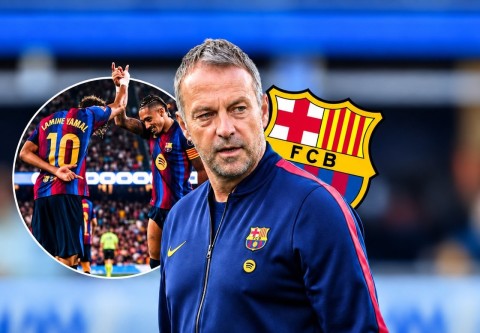 Mùa này, Barca của Flick không chỉ dựa vào Raphinha và Yamal. Ảnh: X